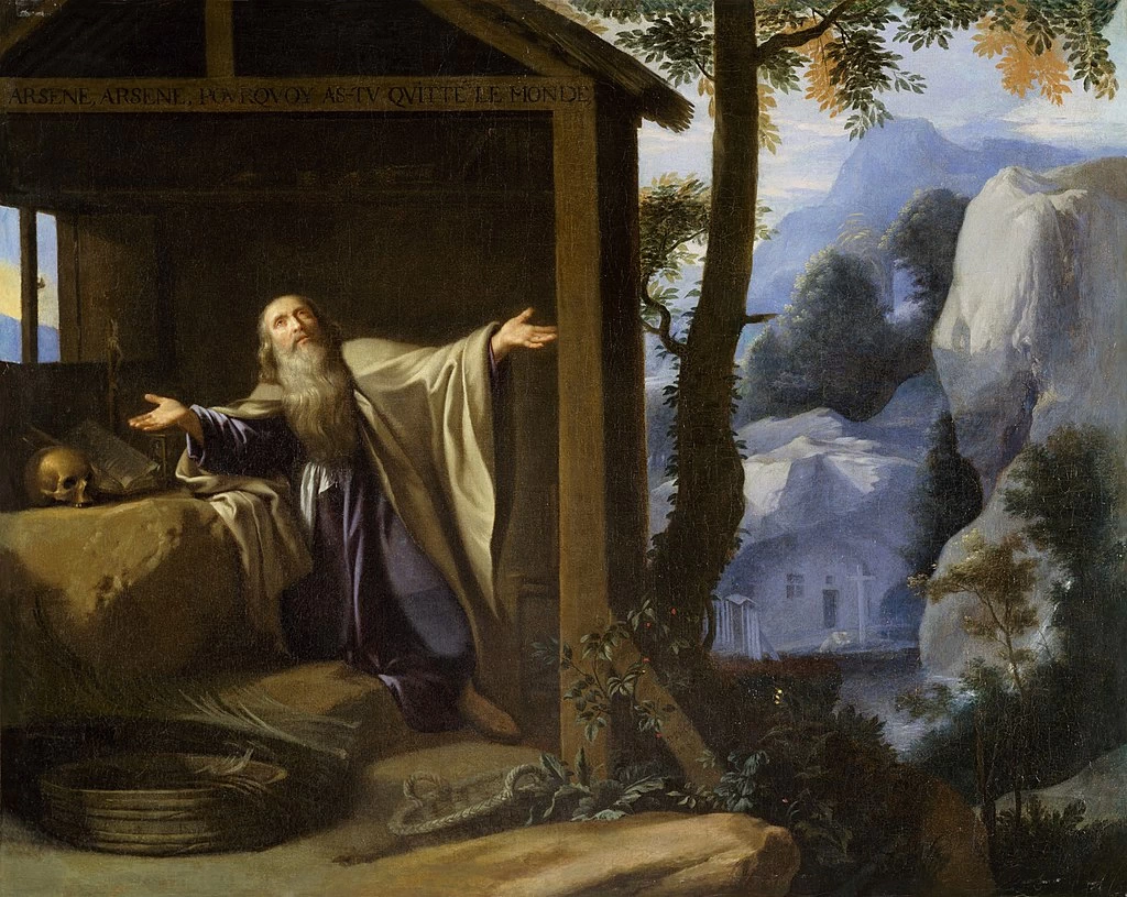 Sant'Arsenio che lascia il mondo - Museo di Belle Arti